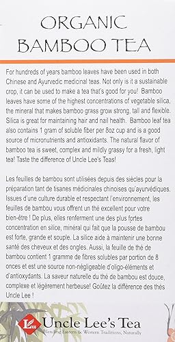 Miniatura 2 de Uncle Lee's Tea Té orgánico, fruta exótica de bambú, 18 unidades