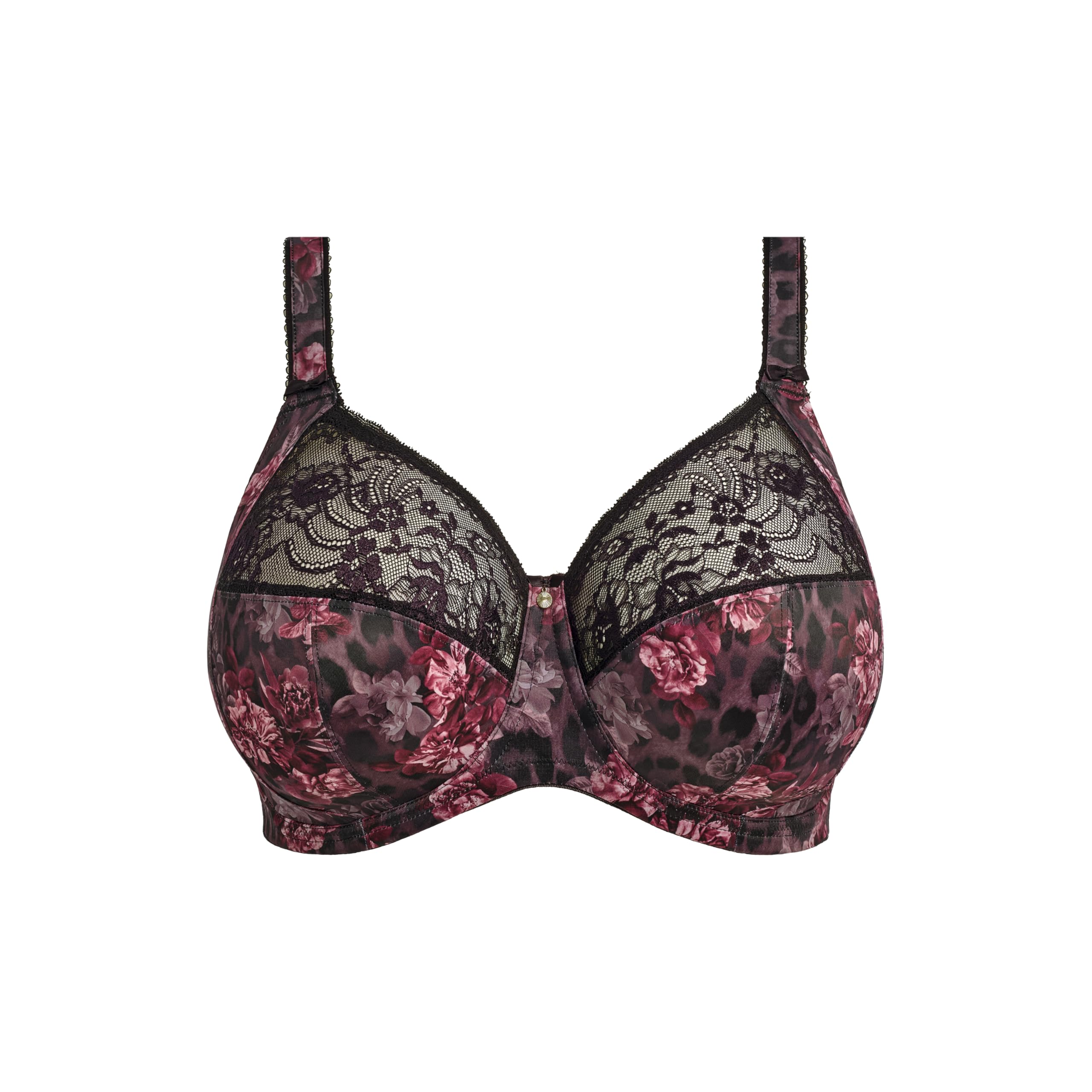 Elomi Damski biustonosz Morgan Stretch Lace z fiszbinami, Mroczny romans, 85K