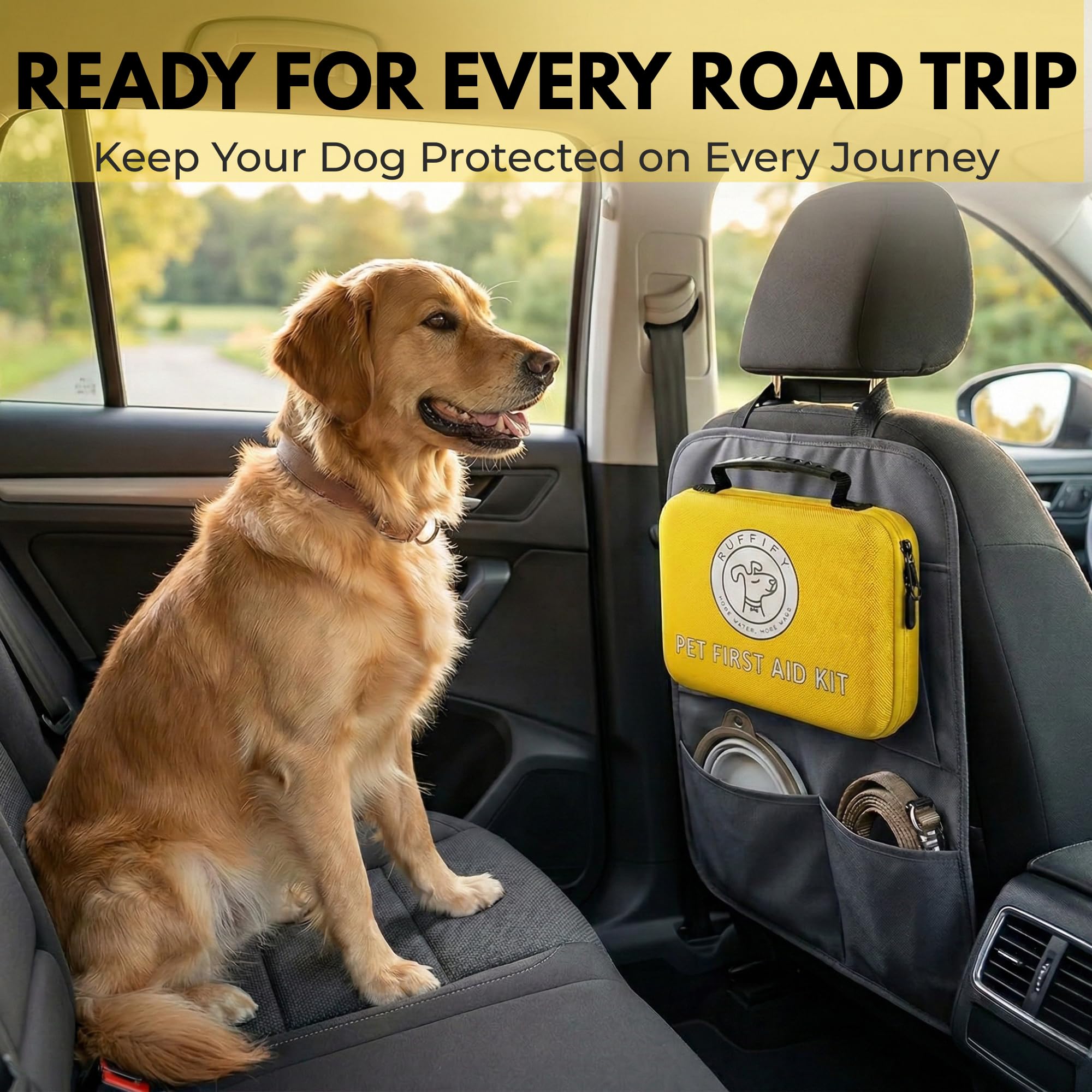 Dog First Aid Kit – Essential Items Pet Emergency Kit Accessories for Car, Travel, Hunting, Hiking & Camping Gear with Mini Pouch for Home, Office & Outdoor Adventures - 55 pcs - image 5