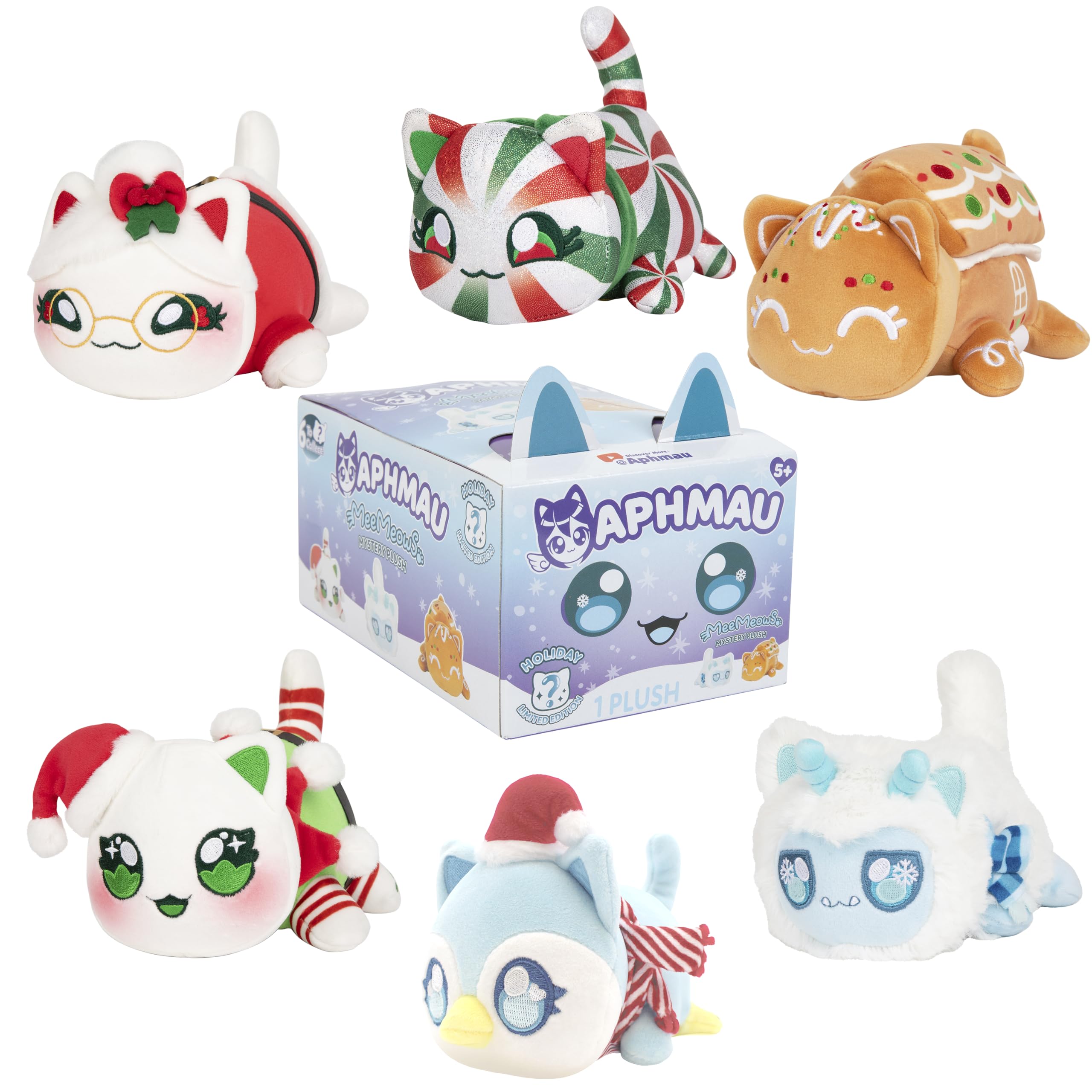 Aphmau 6” MeeMeow Mystery Plush – Holiday