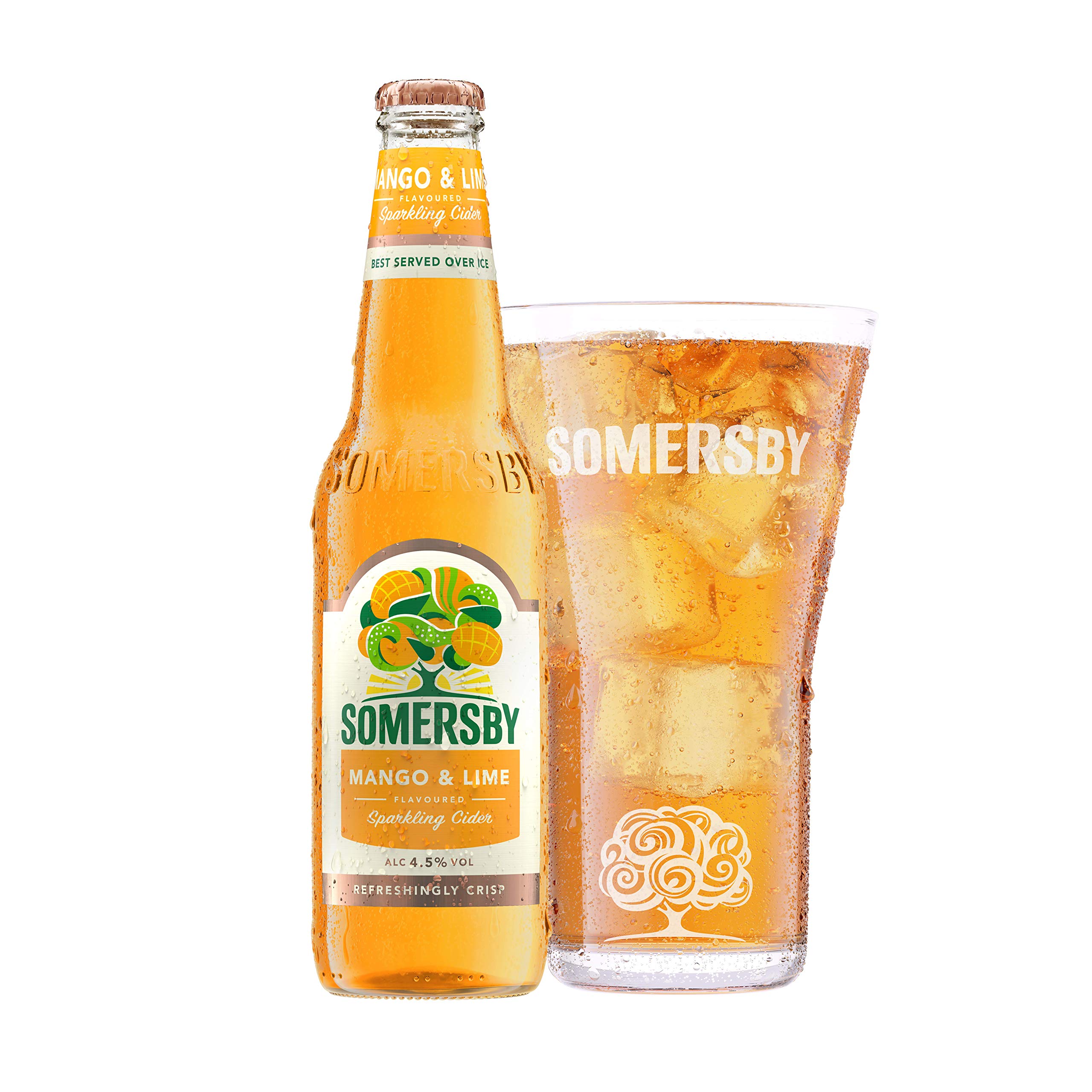 Somersby Mango & Lime Cider, Glas Einweg 24 x 0.33 L
