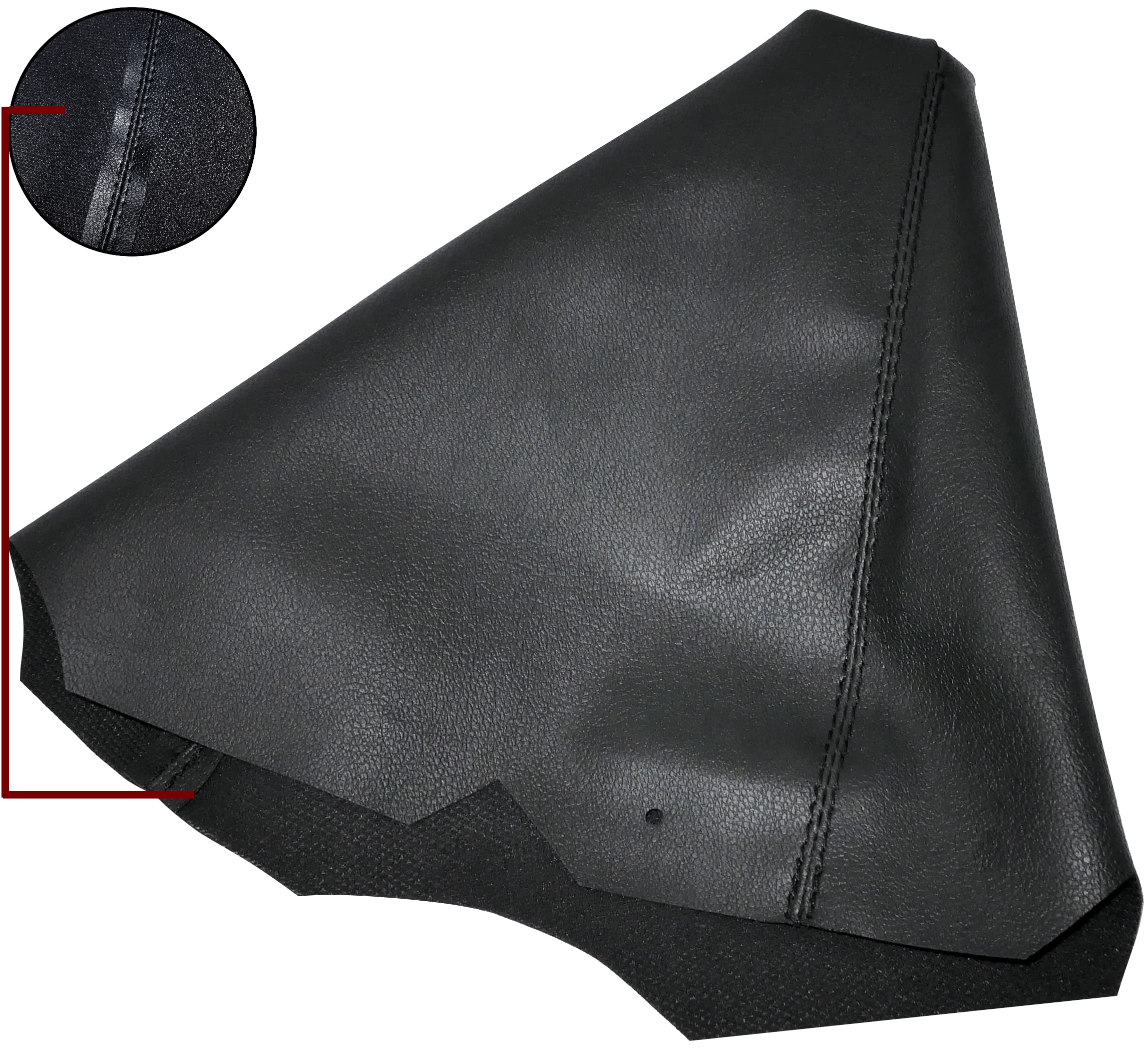 Cuffia Cambio In Similpelle Nero Per Peugeot 308 I (2008-2012) | Aerzetix | Interni Auto Stilosi E Freschi