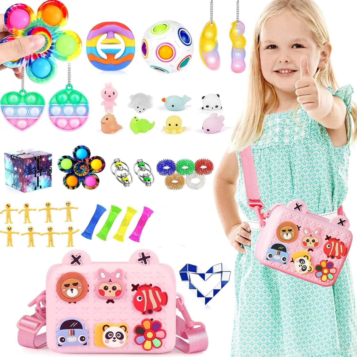 41pcs Fidget Packs Fidget Toys Packages Sensory Fidget Toys Set ...