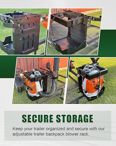 Miniatura 3 de ELITEWILL Soporte ajustable para mochila de remolque con cerradura compatible con Stihl Echo Husqvarna y todas las marcas de sopladores de hojas
