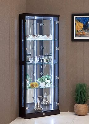 Amazon.co.jp: 幅70cm 高さ155cm コレクションケース ホワイト 白 艶