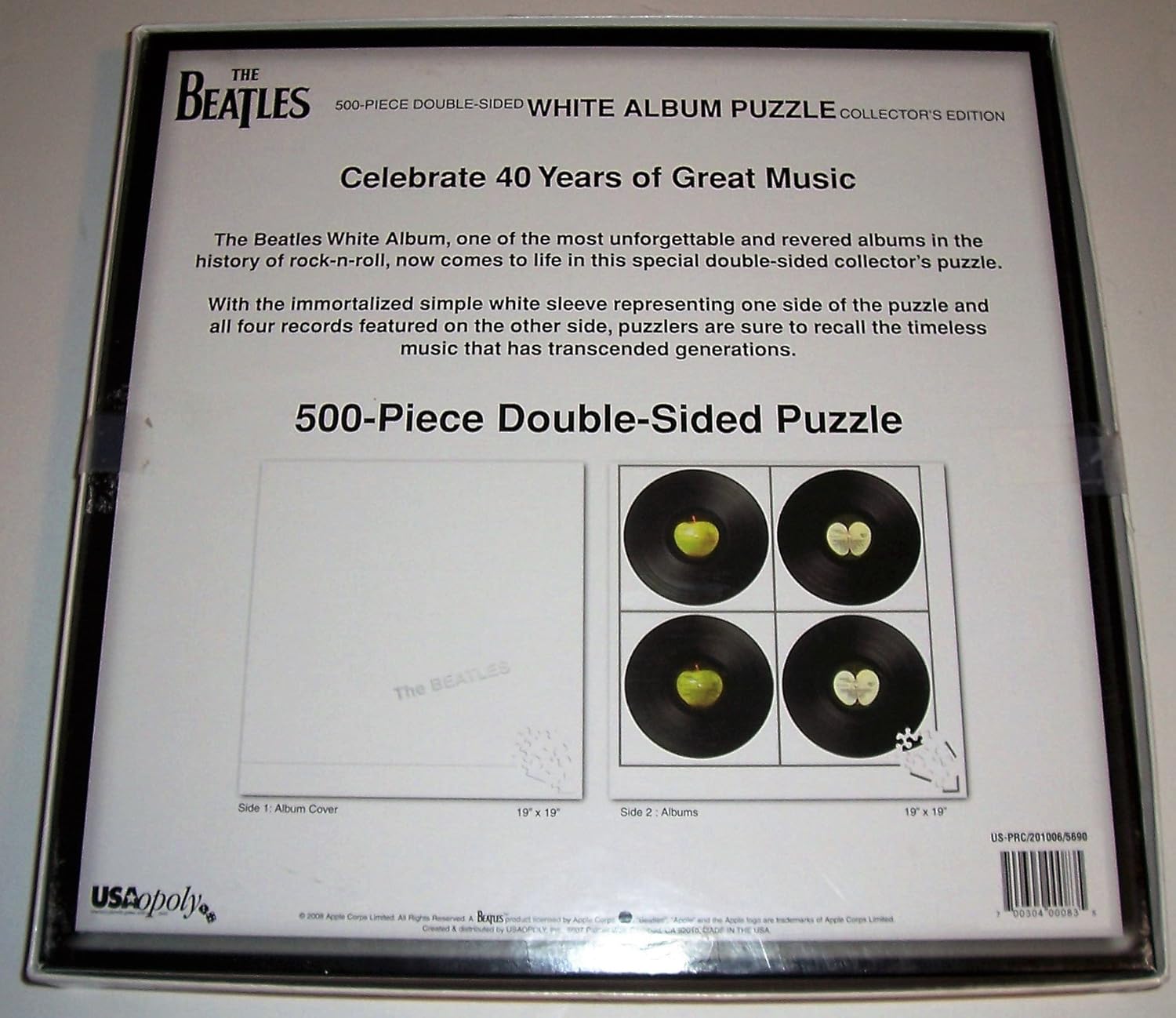 USAOPOLY The White Album 40th Puzzle