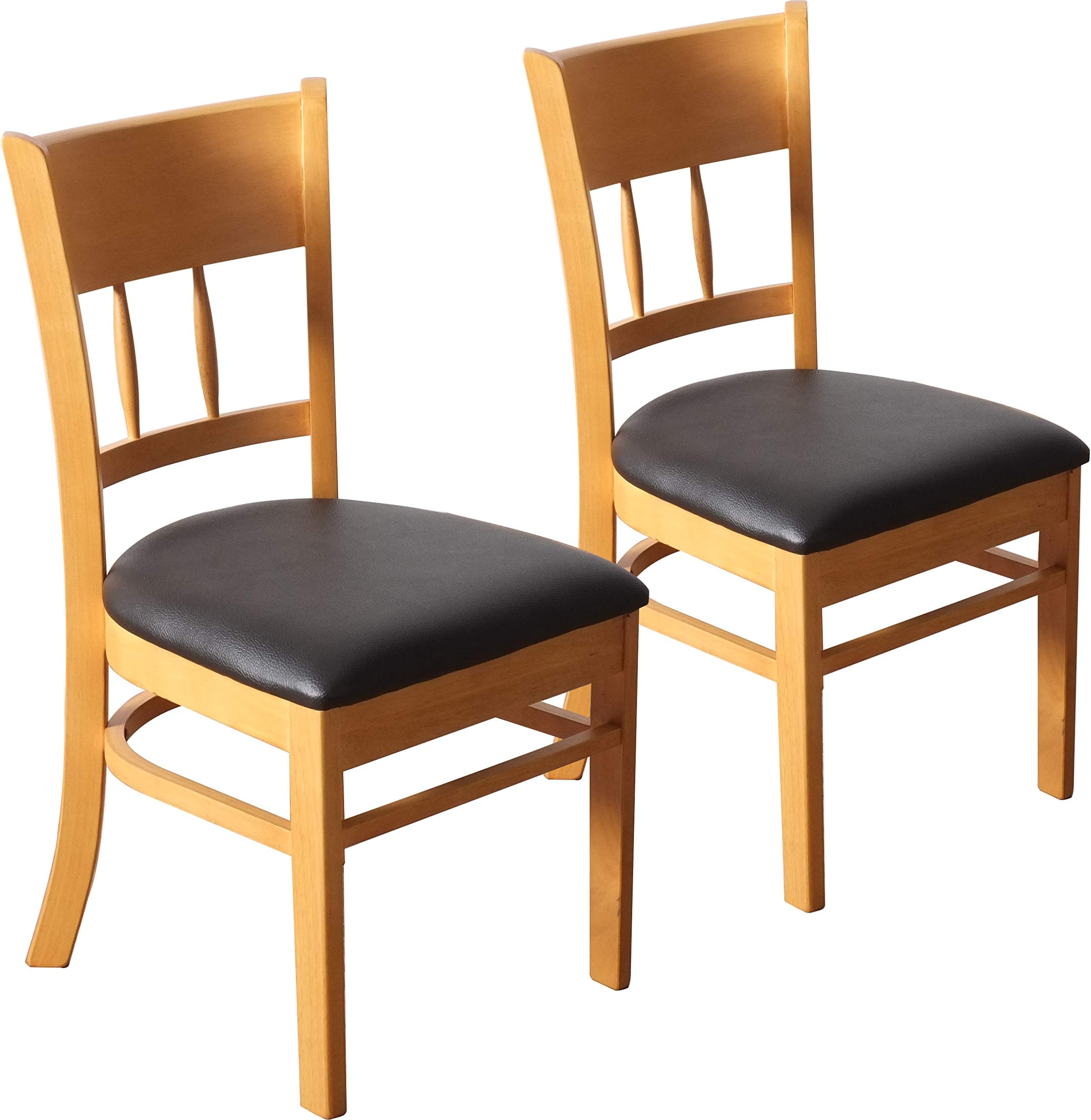 Amazon.co.jp Hagihara VC7593DBR Dining Chair, Dining Table, Chair Set, Dark Brown, No Assembly