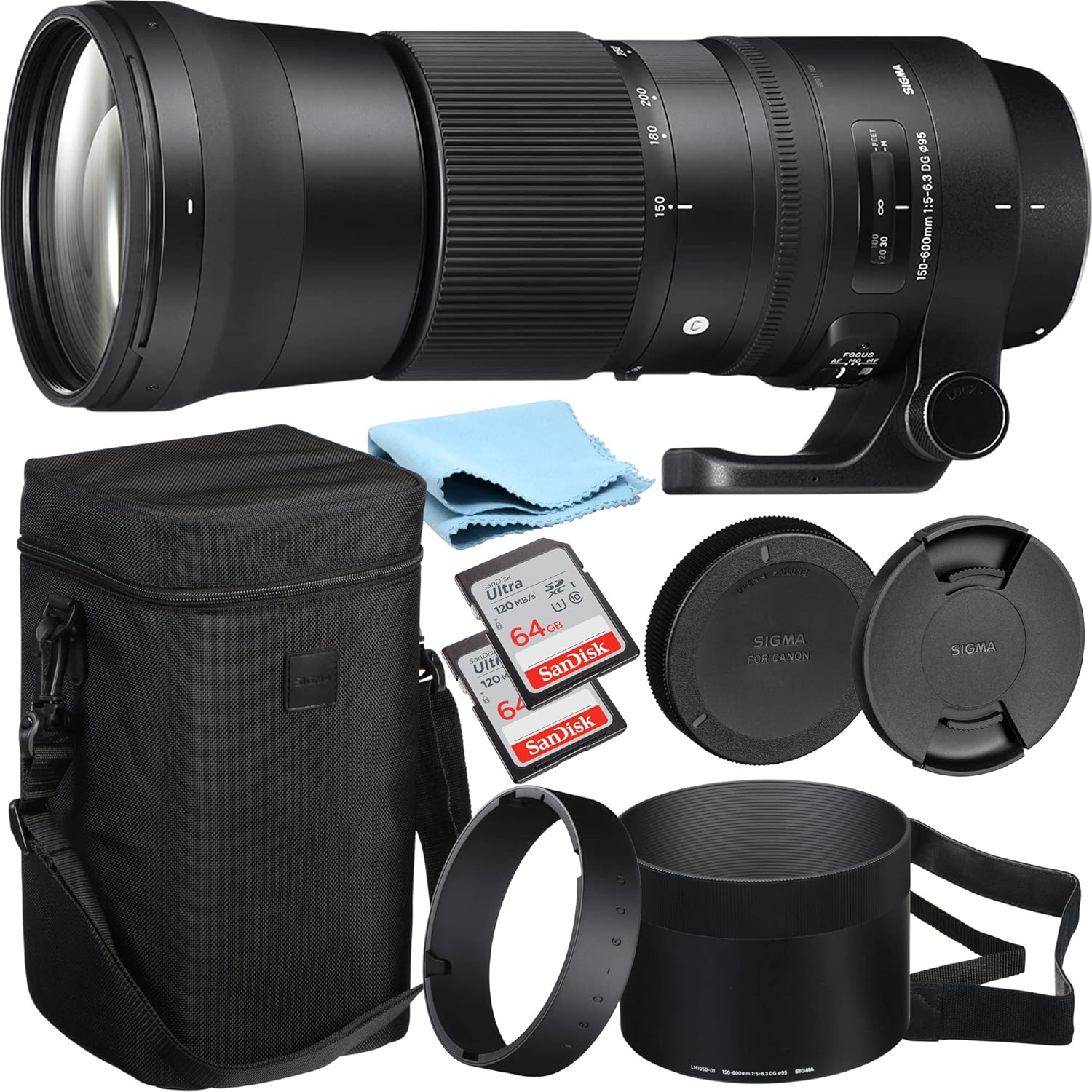 Sigma 150600mm Canon Zoom Telephoto Lens F/56.3 DG OS