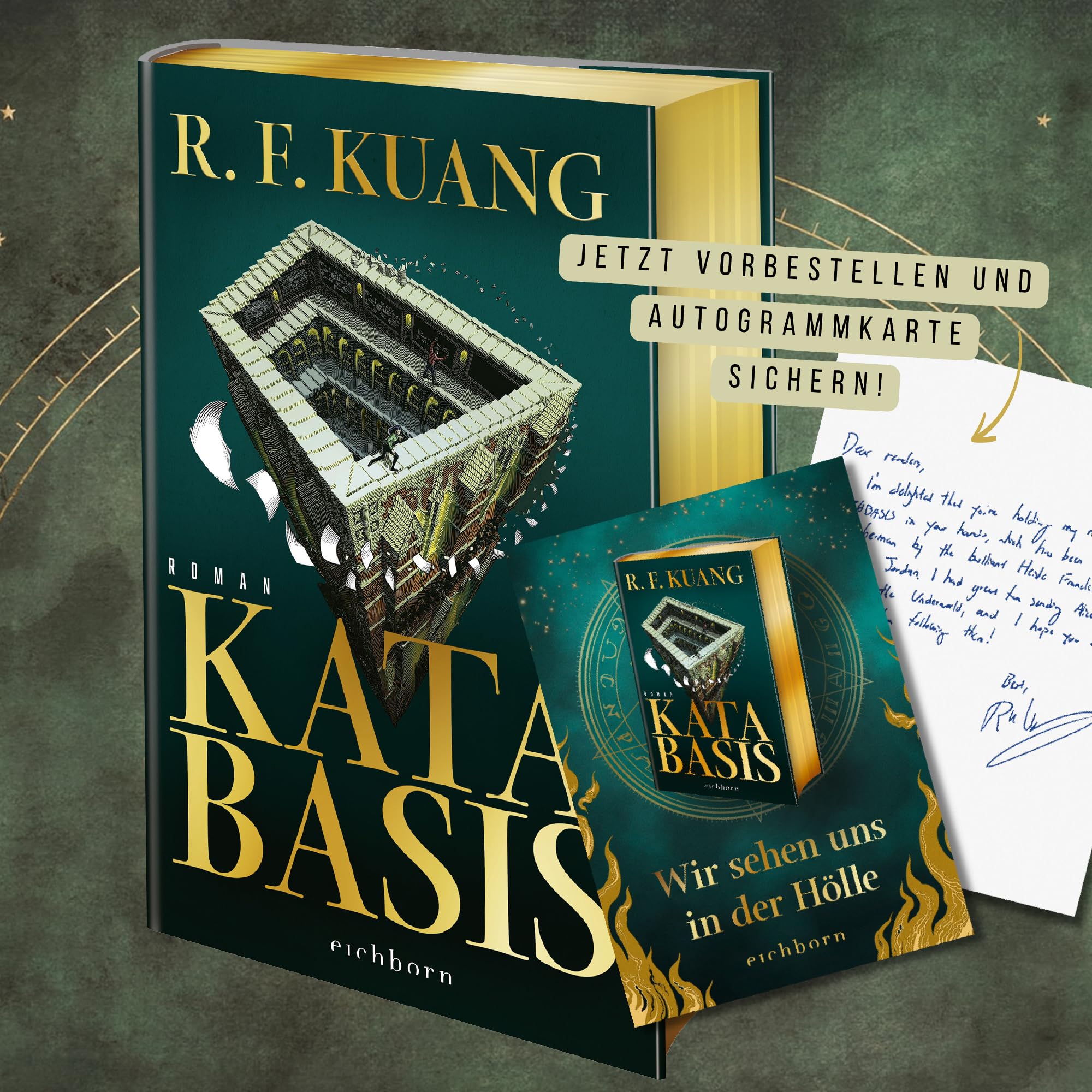 Rebecca F. Kuang Bücher Bundle – Babel & Katabasis – Bestseller-Fantasy-Set mit exklusiver handschriftlicher Postkarte von der Autorin – Ideal für Fans von Magie und historischen Fantasy-Geschichten