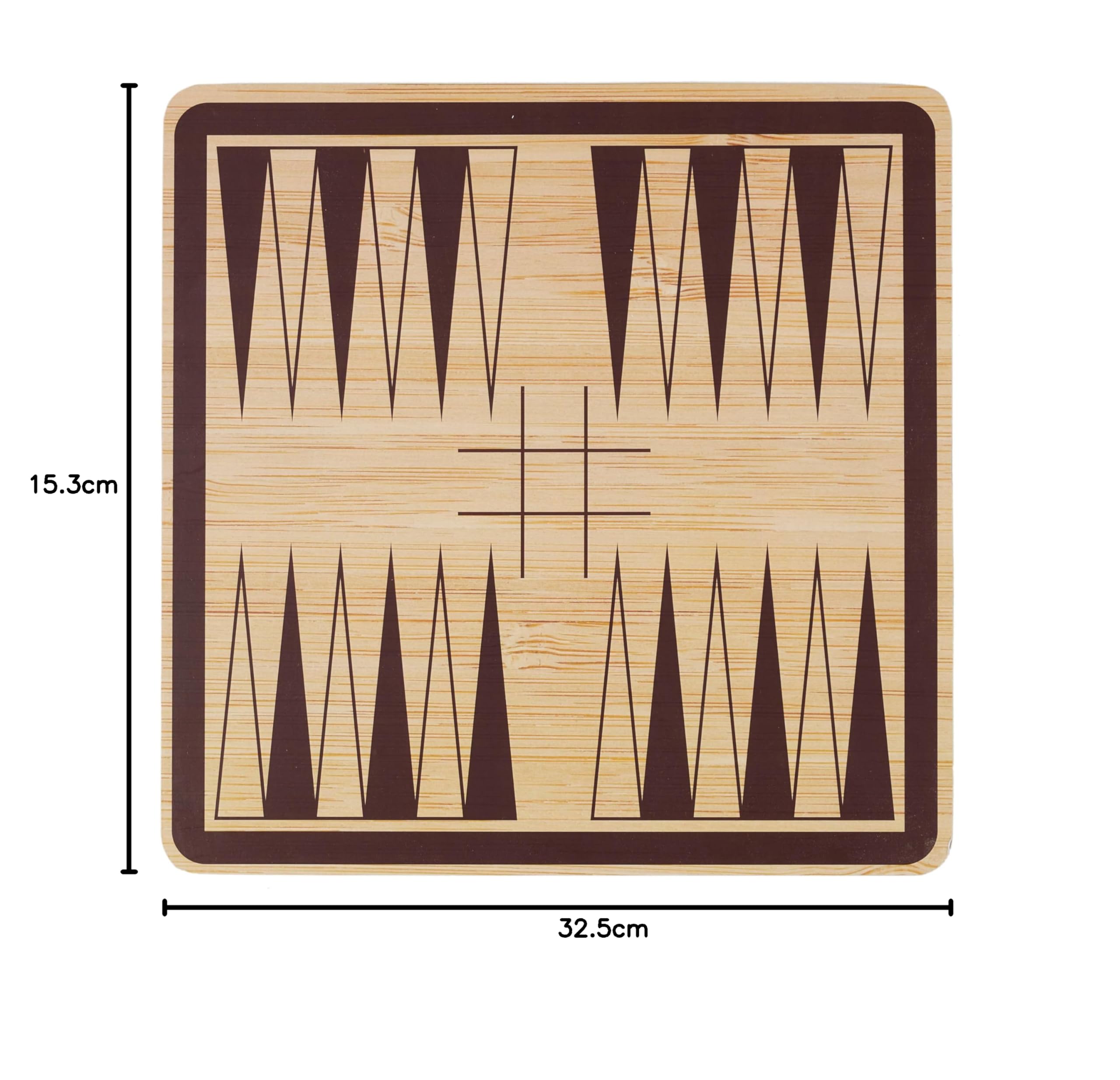 MISTER GADGET Coffret 10 Jeux de Société en Bois 32,5 cm Familial Marron | Bois MDF, coffret 10 jeux de société, 32,5 cm, échecs dames petits chevaux et plus, familial, marron
