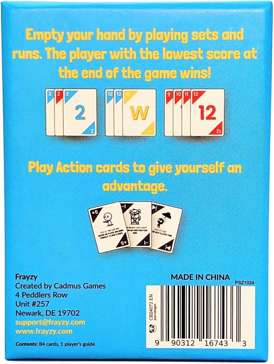 Card Game – Fast-Paced Rummy-Style Family Card Game for Kids, Teens & Adults | Ages 7+ | 2–4 Players | Wild Cards and Action Cards | Quick Party & Game Night Fun