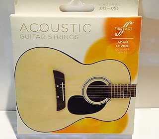 First Act Adam Levine Designer Series Acoustic Guitar Strings - coolthings.us