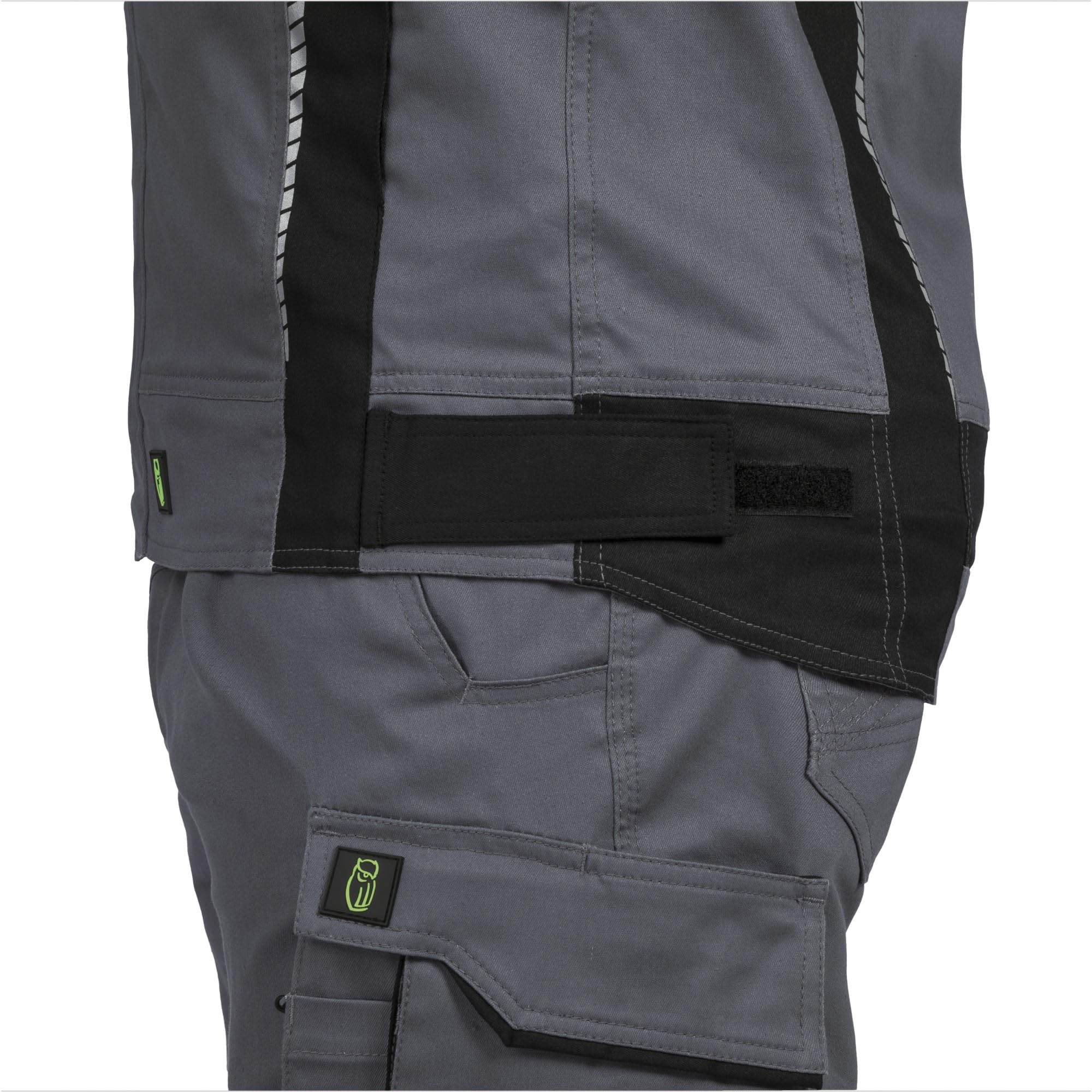 Leibwächter Flex-Line Herren Arbeitsjacke Bundjacke, atmungsaktive Allwetterjacke mit Stretchanteil für Herbst und Winter, robuste Arbeitsjacke Männer mit Reflexstreifen