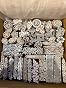 25 Piece Wooden Block Printing Stamp Set - Assorted Designs For Fabric, Paper & Clay