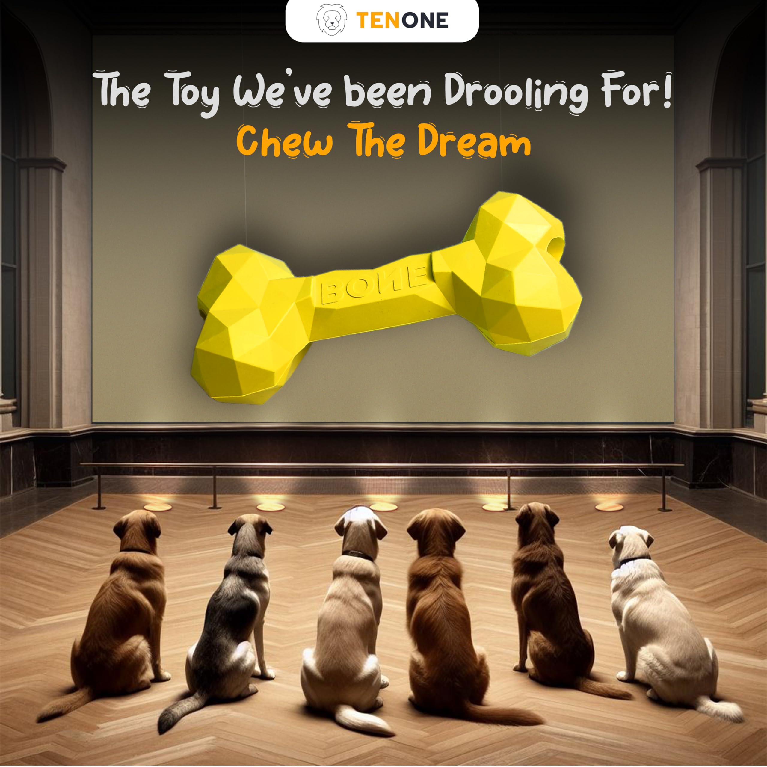 PetSetGo 2 PACK Indestructible Dog Chew Toy for Aggressive Chewers Long Lasting Natural Tough Toy for Boredom Dog Teething relief - Image 4