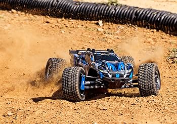 Amazon.com: Traxxas Rustler 4x4 Ultimate VXL Blue 1/10 RTR