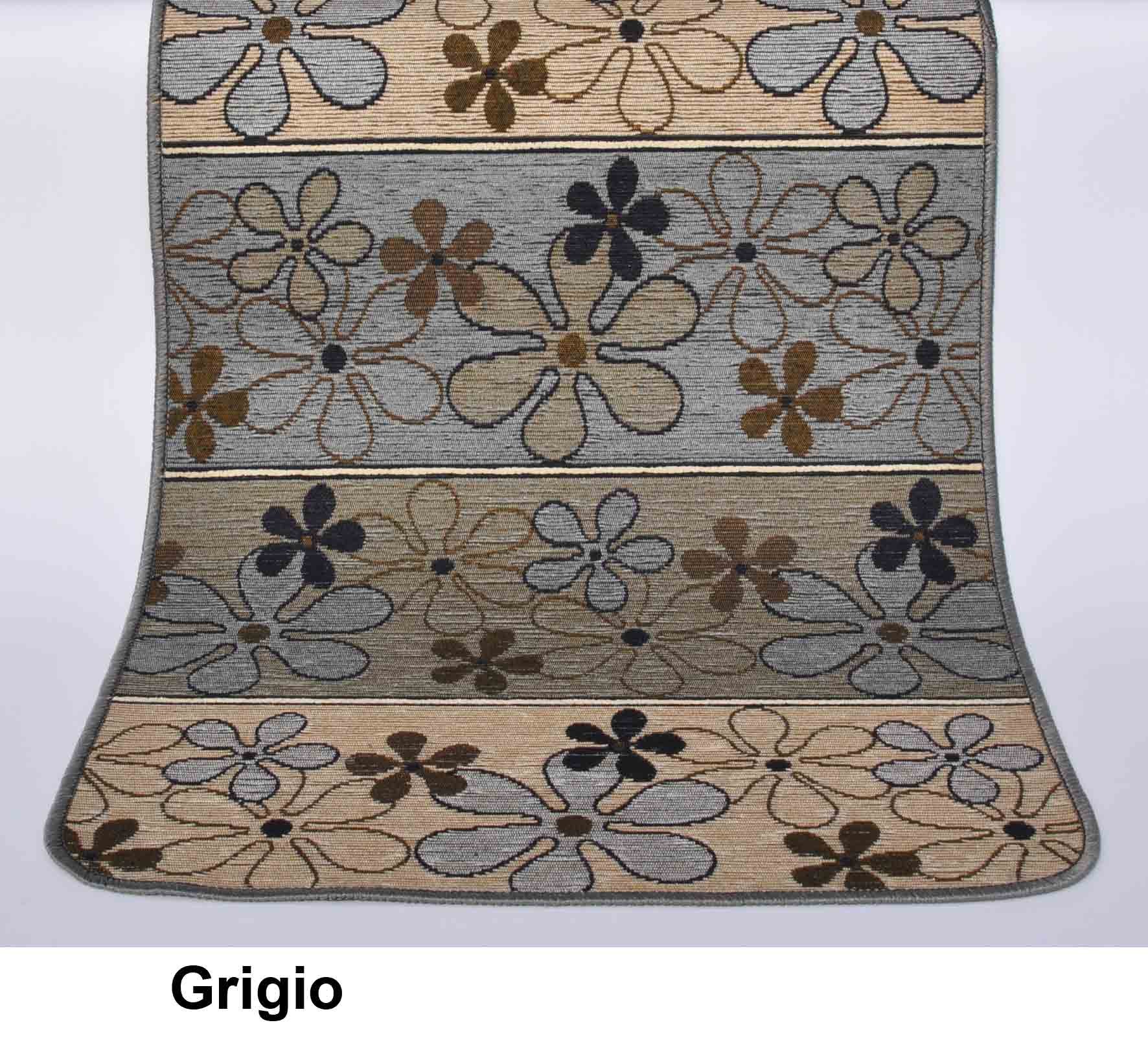 Mistral Tappeto Antiscivolo In Ciniglia: Larghezza 53 Cm, Lunghezza 140 Cm, Colore Marrone, Lavabile In Lavatrice, Multiuso Per Corridoio, Cucina E Bagno, Made In Italy - 5