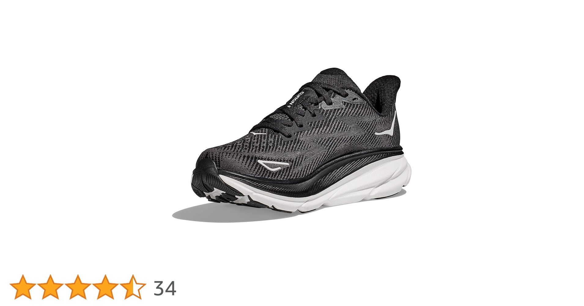 Amazon | HOKA ONE ONE(ホカ オネオネ) CLIFTON 9 BLACK/WHITE