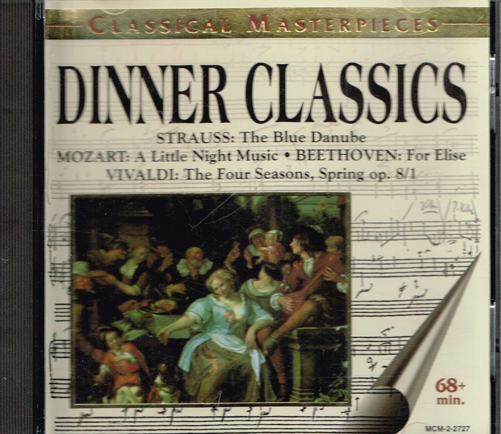 Dinner Classics, Strauss, Mozart, Beethoven and Vivaldi [Audio CD]