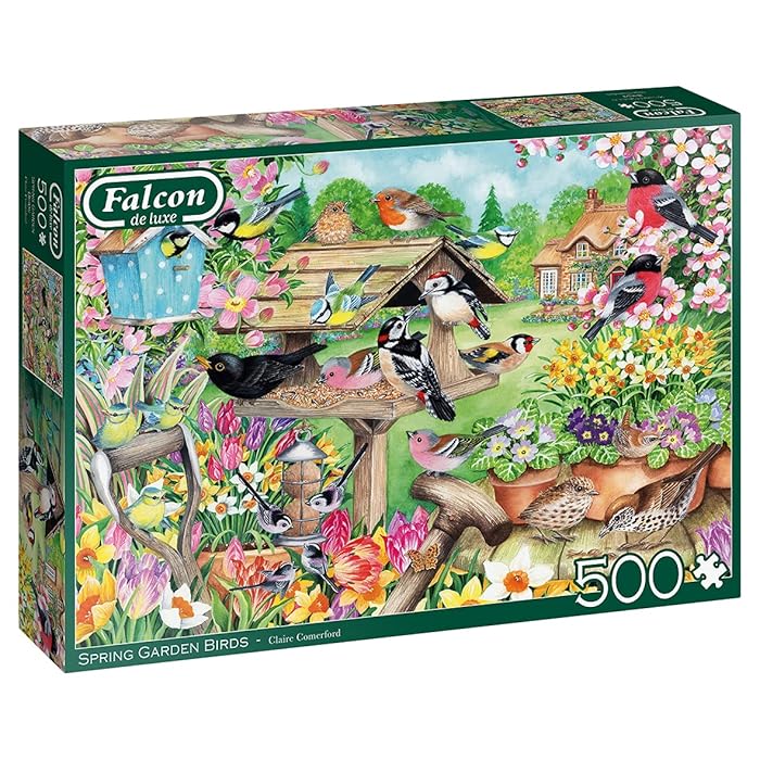 Buy Jumbo, Falcon de luxe Spring Garden Birds, Jigsaw Puzzles for
