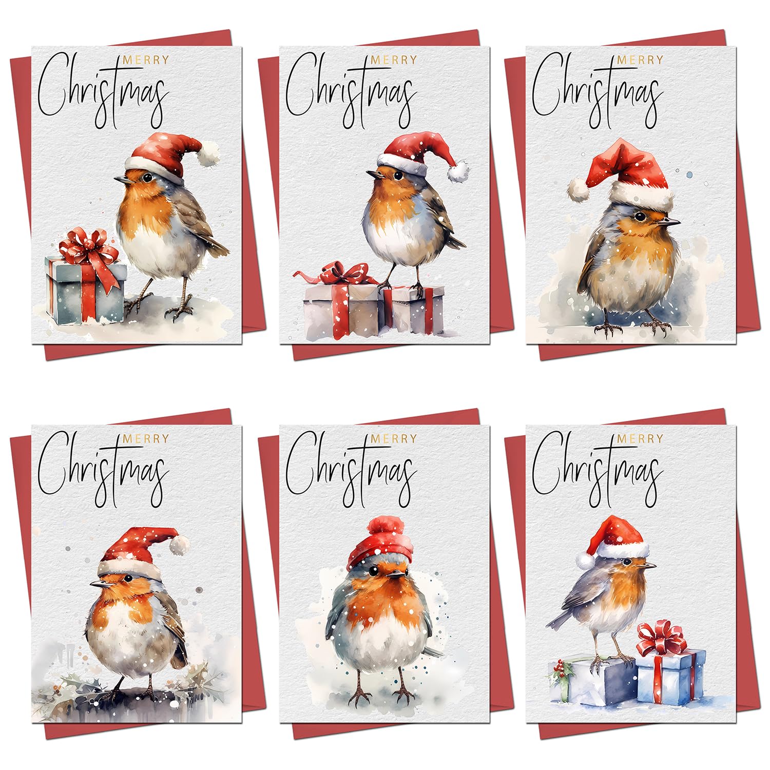 Buy Christmas Cards Pack of 30 Multipack Xmas Cards For Family Friends Children 6