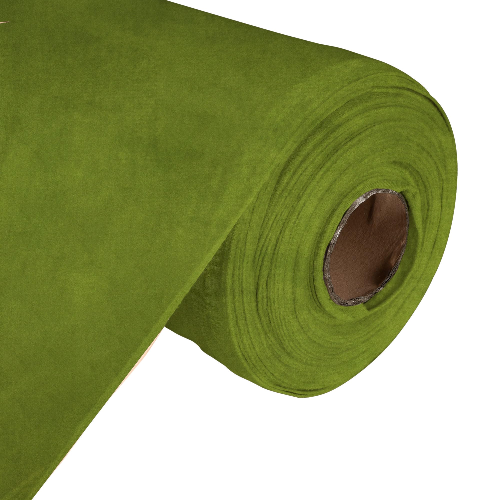 Luxury Plush Velvet Fabric - 60 Inch Wide - Perfect for Upholstery, Chairs, Sofa Coverings, Curtain and Blind Material Durable Velvet Upholstery Fabric, Home Decor (Lime, 5 Metre) — image 1