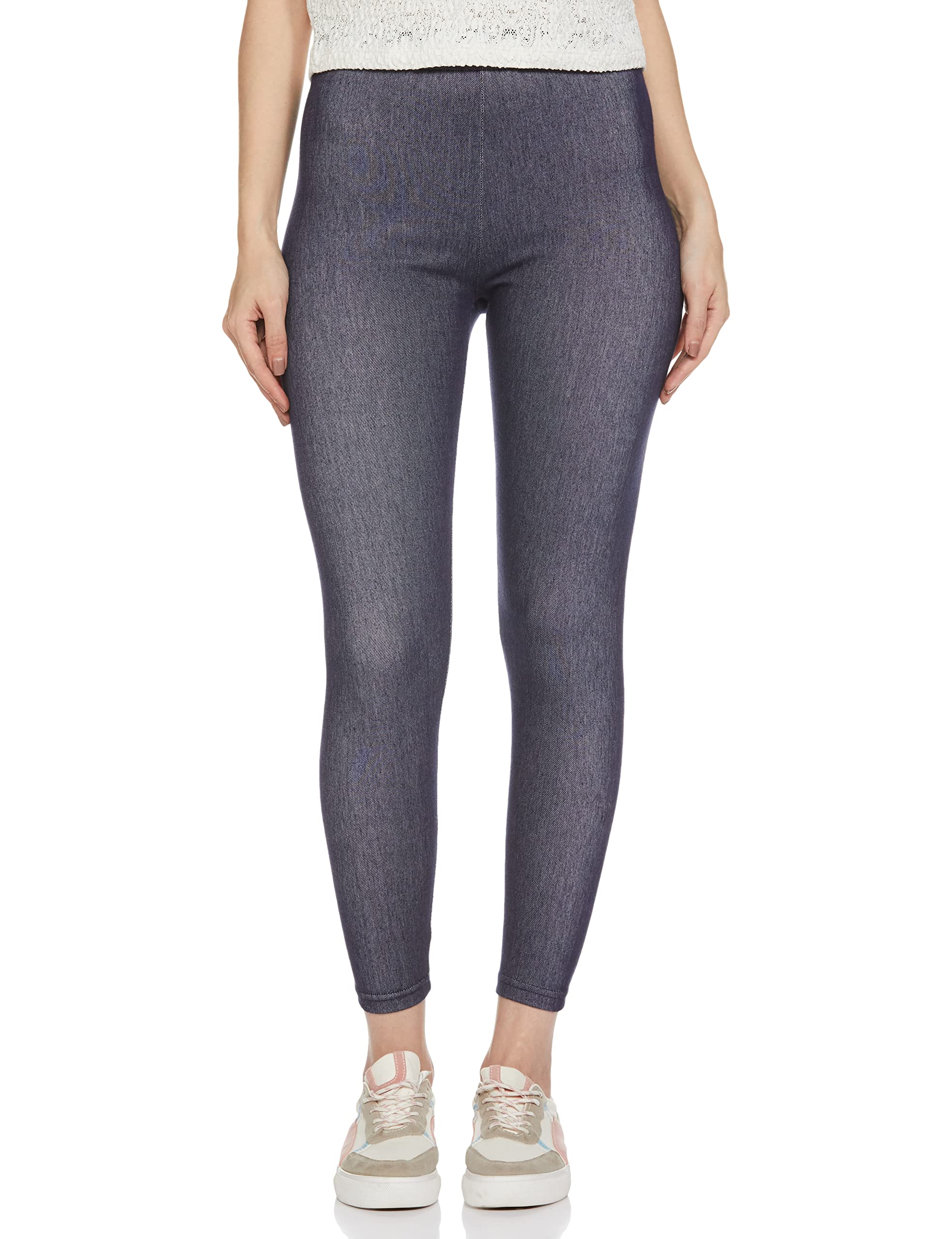 Women Solid Flexi Regular Fit Leggings-image-44