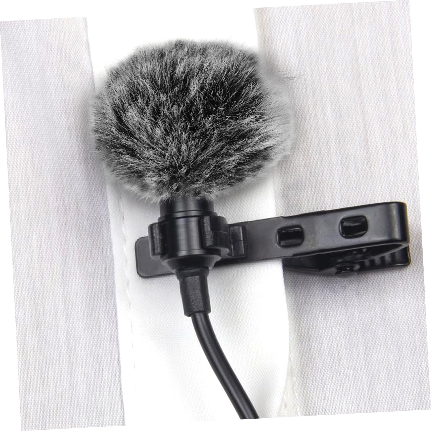 Toyvian Funda De Piel Prueba De Viento Protectora Para Micrófono Filtro Antipop De Pelo Sintético Para Uso Estudio o Grabación Funda Protectora Antiviento