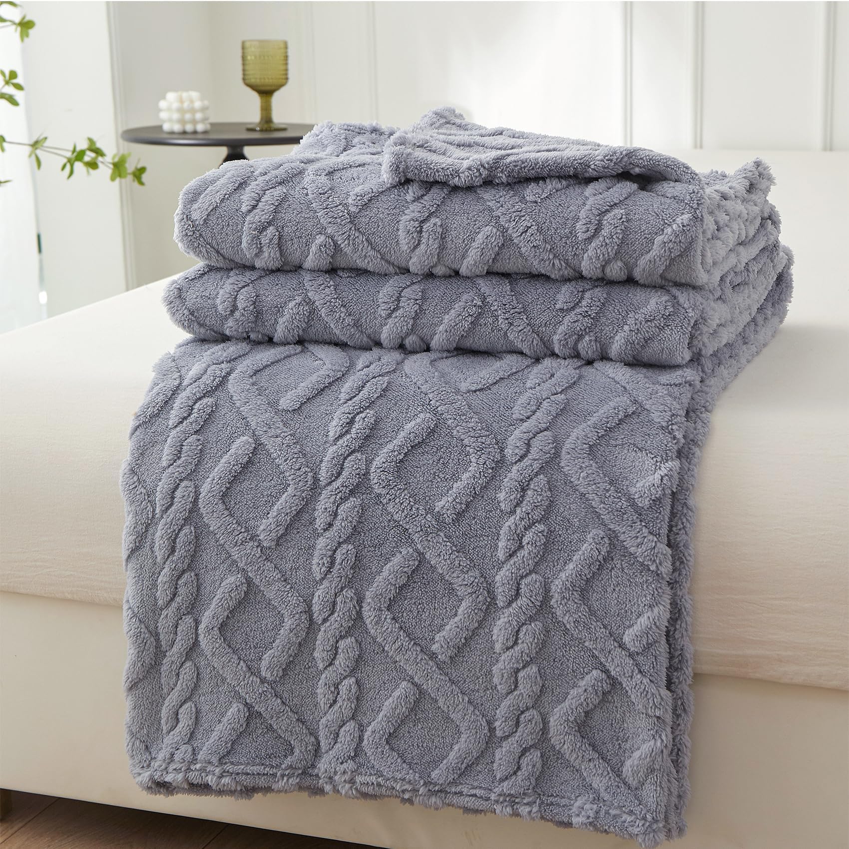Briebe SC4212-2253 Coperta per Divano / Letto 130x160cm a Doppio Strato