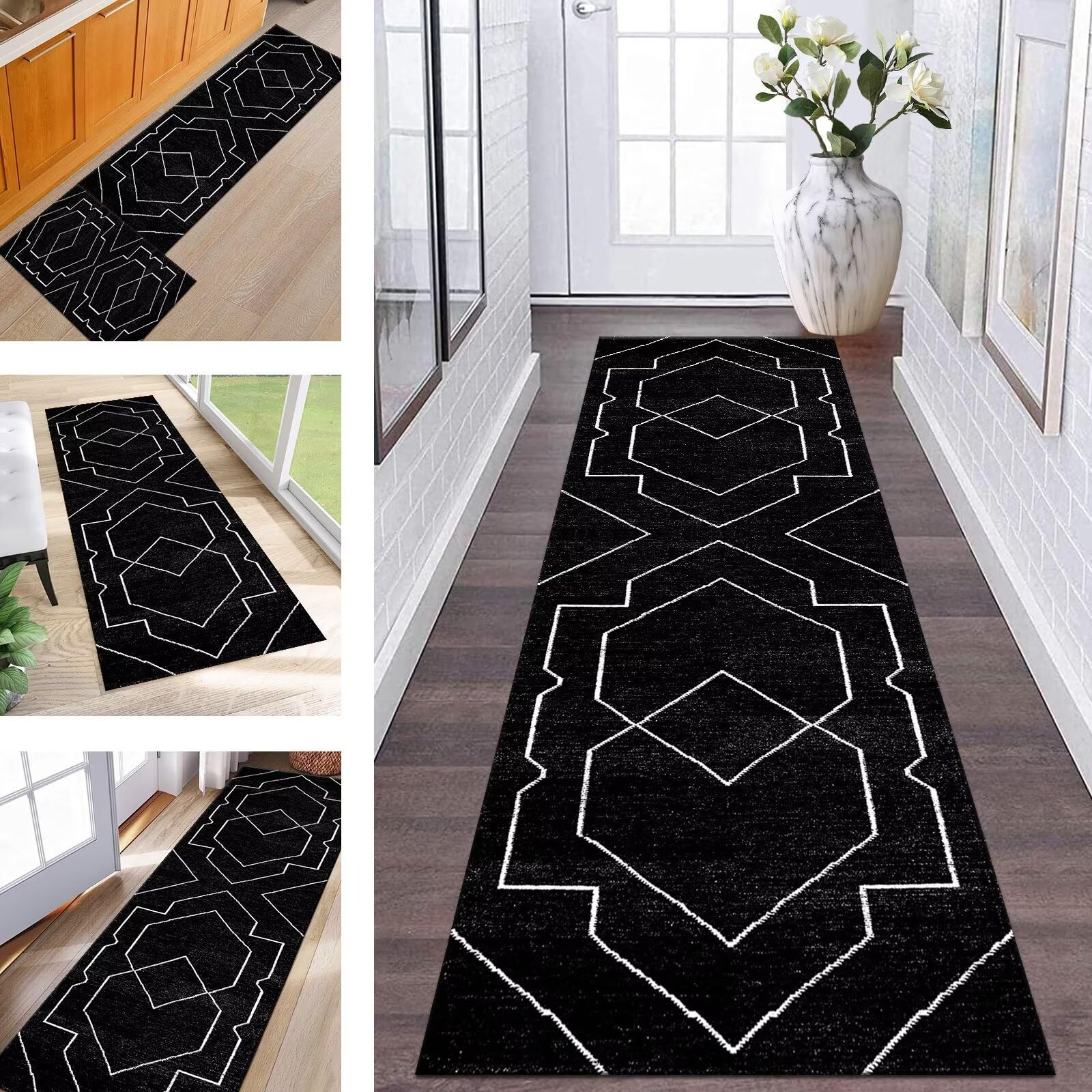 Tapis de cuisine devant évier lavable et antidérapant pour sol sécurisé