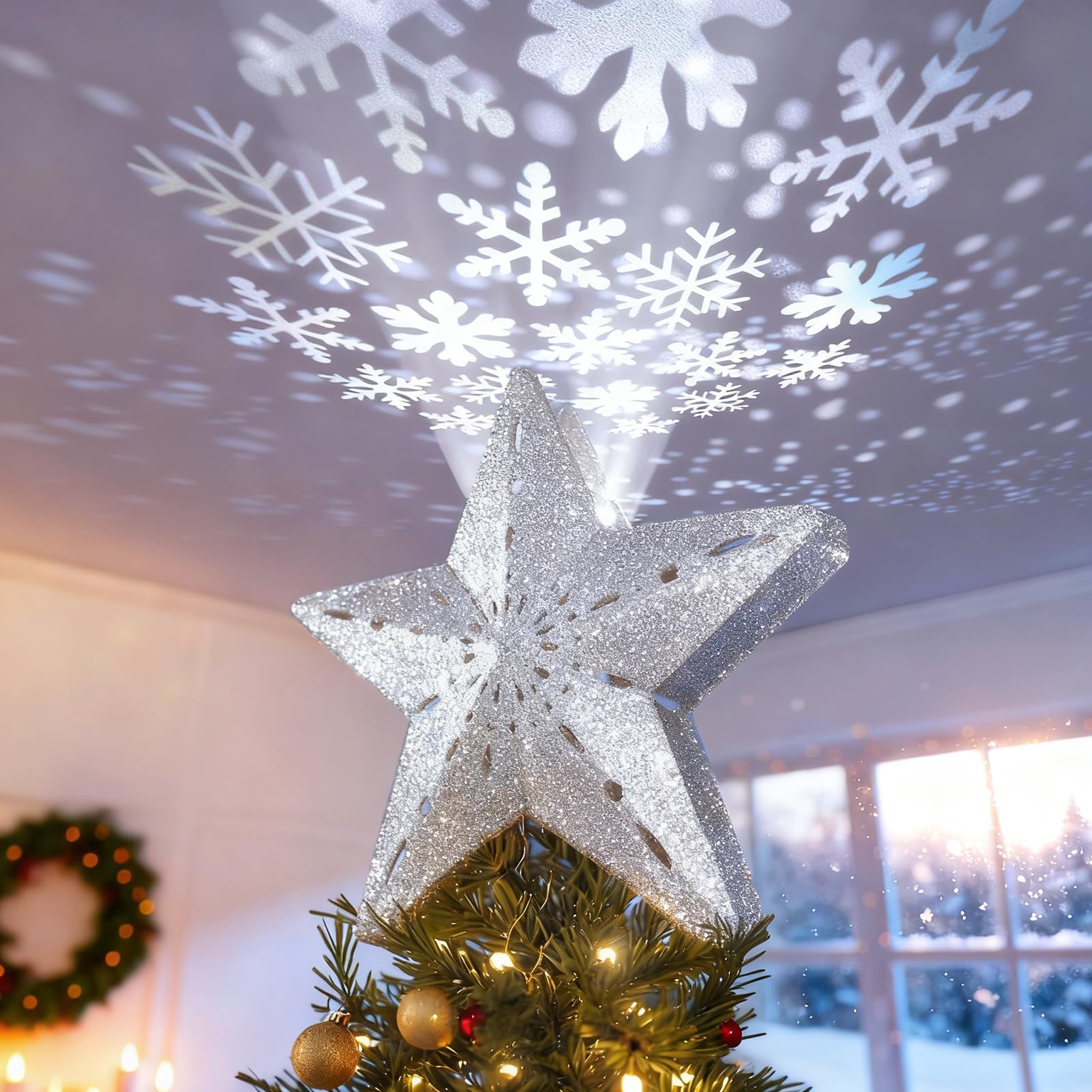 Amazon.com: DG-Direct Christmas Tree Topper Lighted Star