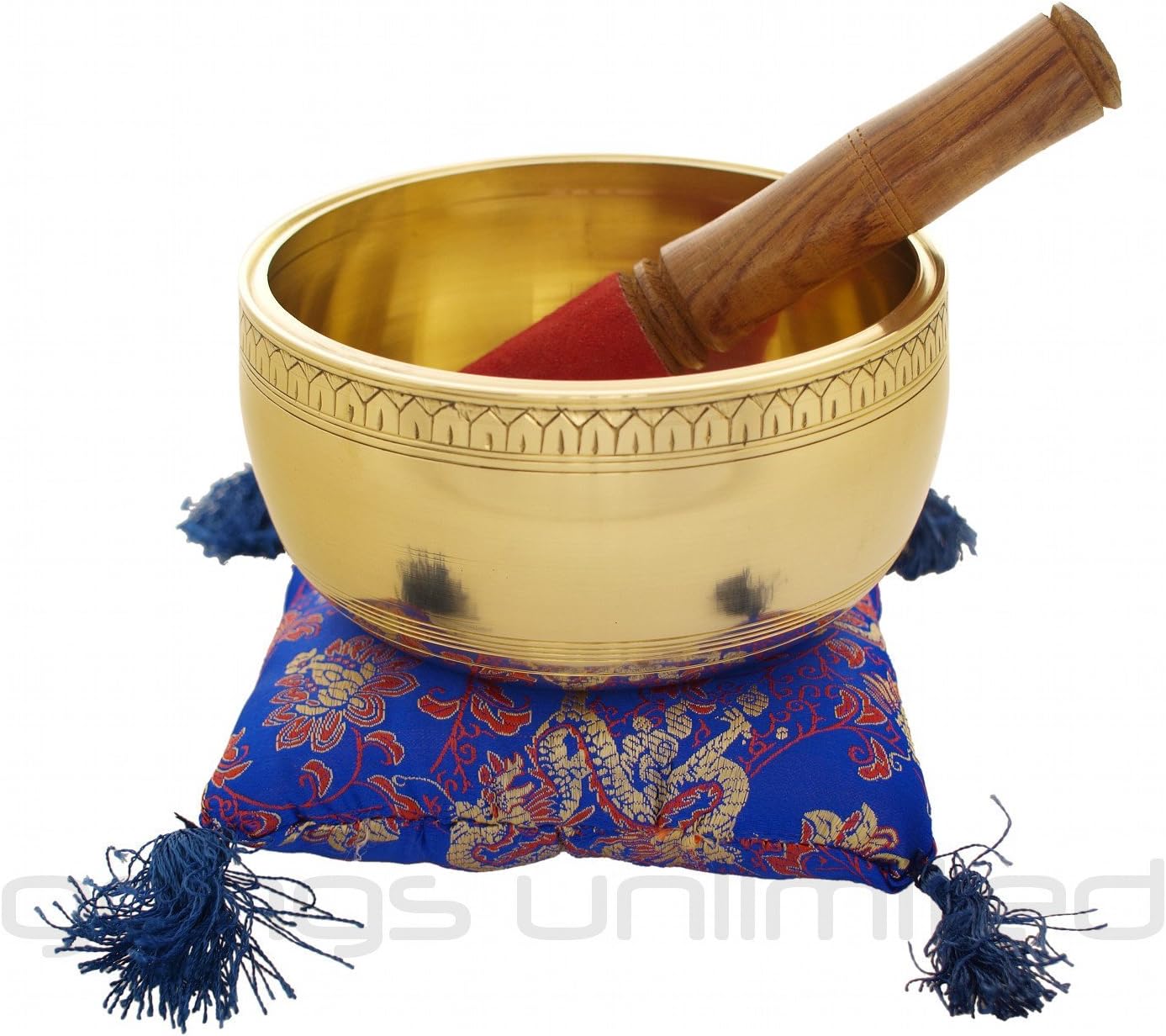 Unlimited Nanda Devi Singing Bowls Includes 1 Singing Bowl, Pillow, & Striker/Great for Beginners/Clear, Energizing Tones
