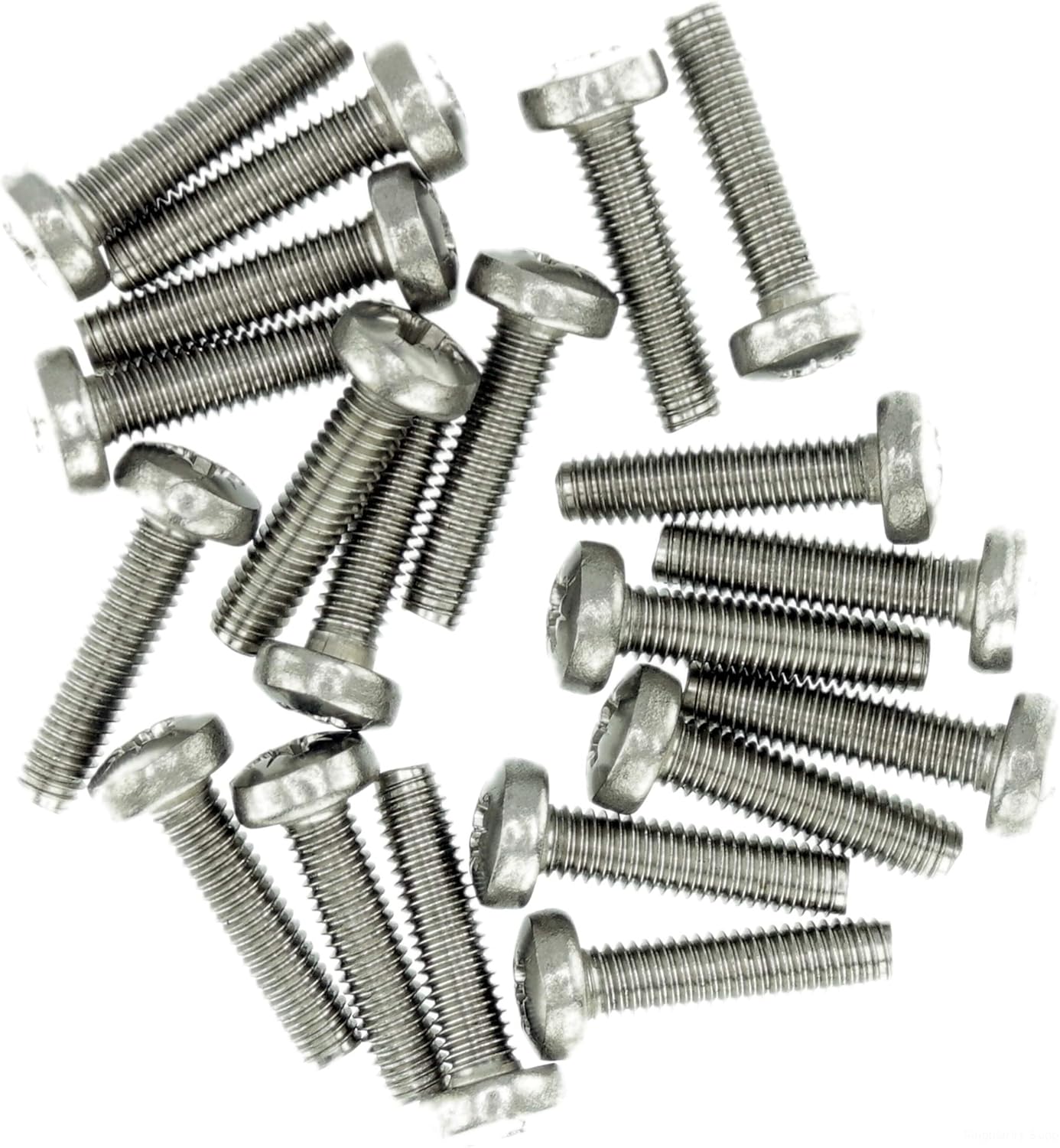 M3 (3mm x 10mm) Pozi Pan Thread Rolling Screw - Stainless Steel (A2) (Pack of 20), M3x10 - A2 (20) - Image 3