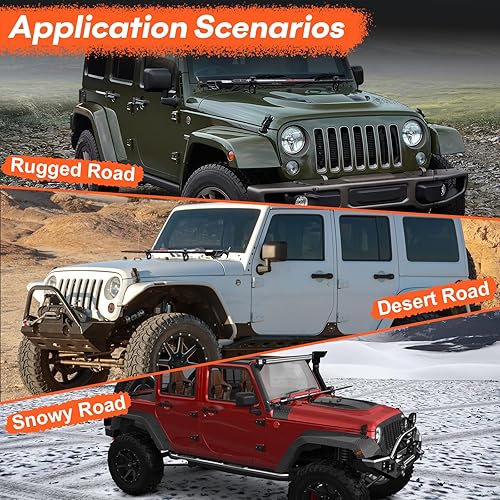 Miniatura 8 de Soportes de capó de elevación alta para Wrangler JK 2007-2018