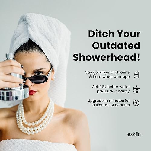 Miniatura 2 de Cabezal de ducha filtrado, el mejor cabezal de ducha con filtros para un cabello y piel saludables, suavizante de agua de alta presión para agua