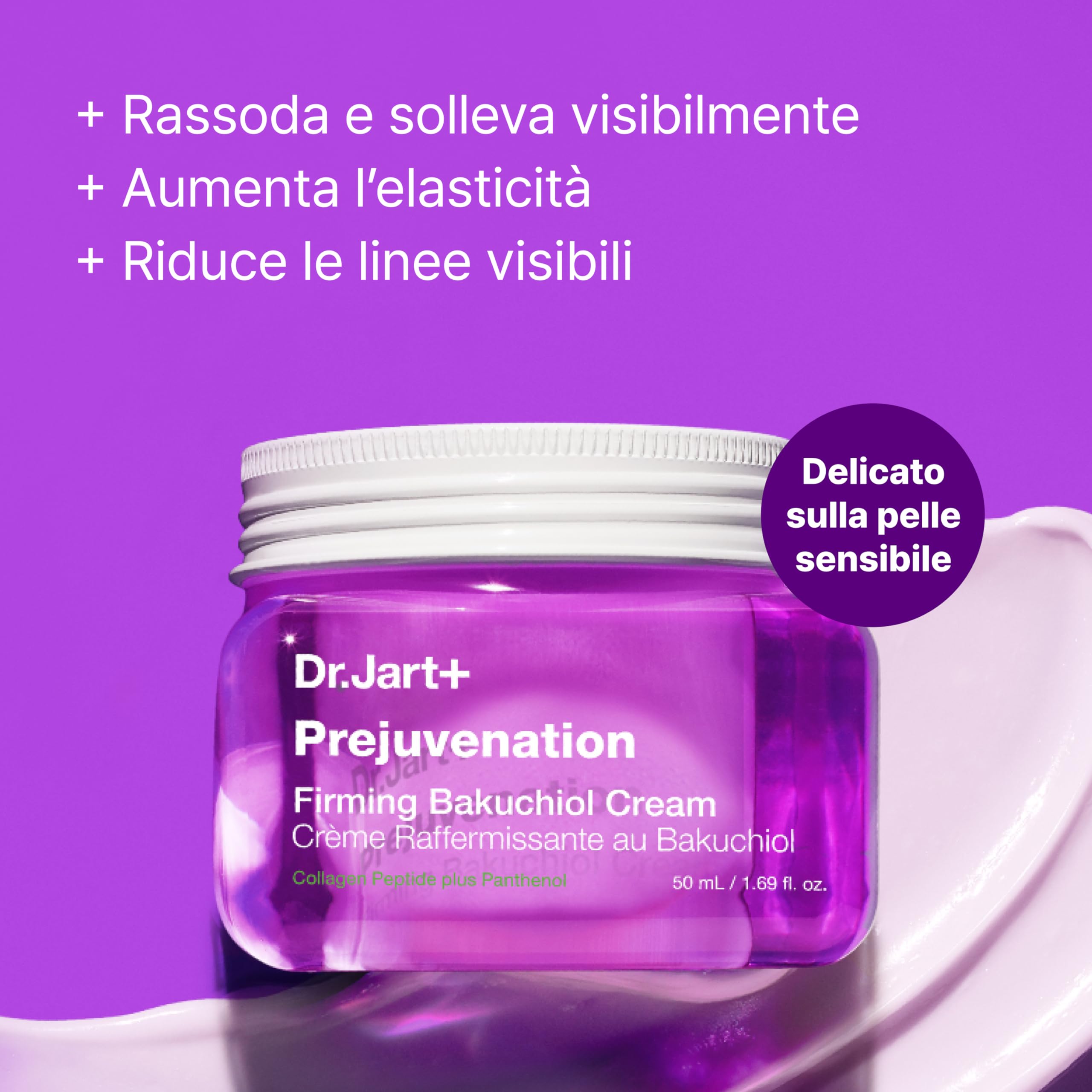 Dr.Jart+ Prejuvenation Crema Rassodante Viso 50 ml | Per la Prevenzione Dei Segni Dell’invecchiamento - Crema Viso Anti-Età - Firming Bakuchiol Cream - Skincare Coreana