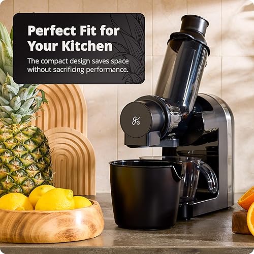 Miniatura 6 de Greater Goods Exprimidor de masticación lenta - Un potente exprimidor de prensa en frío fácil de limpiar  Un extractor de jugo para los jugos de