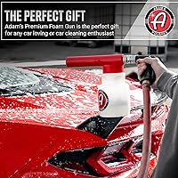 Vista 9 de Adam's Polishes Pistola de espuma para lavado de coches: se conecta a la manguera de jardín para lavado de autos, no requiere lavadora a presión