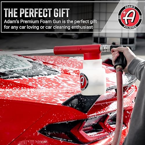 Miniatura 9 de Adam's Polishes Pistola de espuma para lavado de coches: se conecta a la manguera de jardín para lavado de autos, no requiere lavadora a presión
