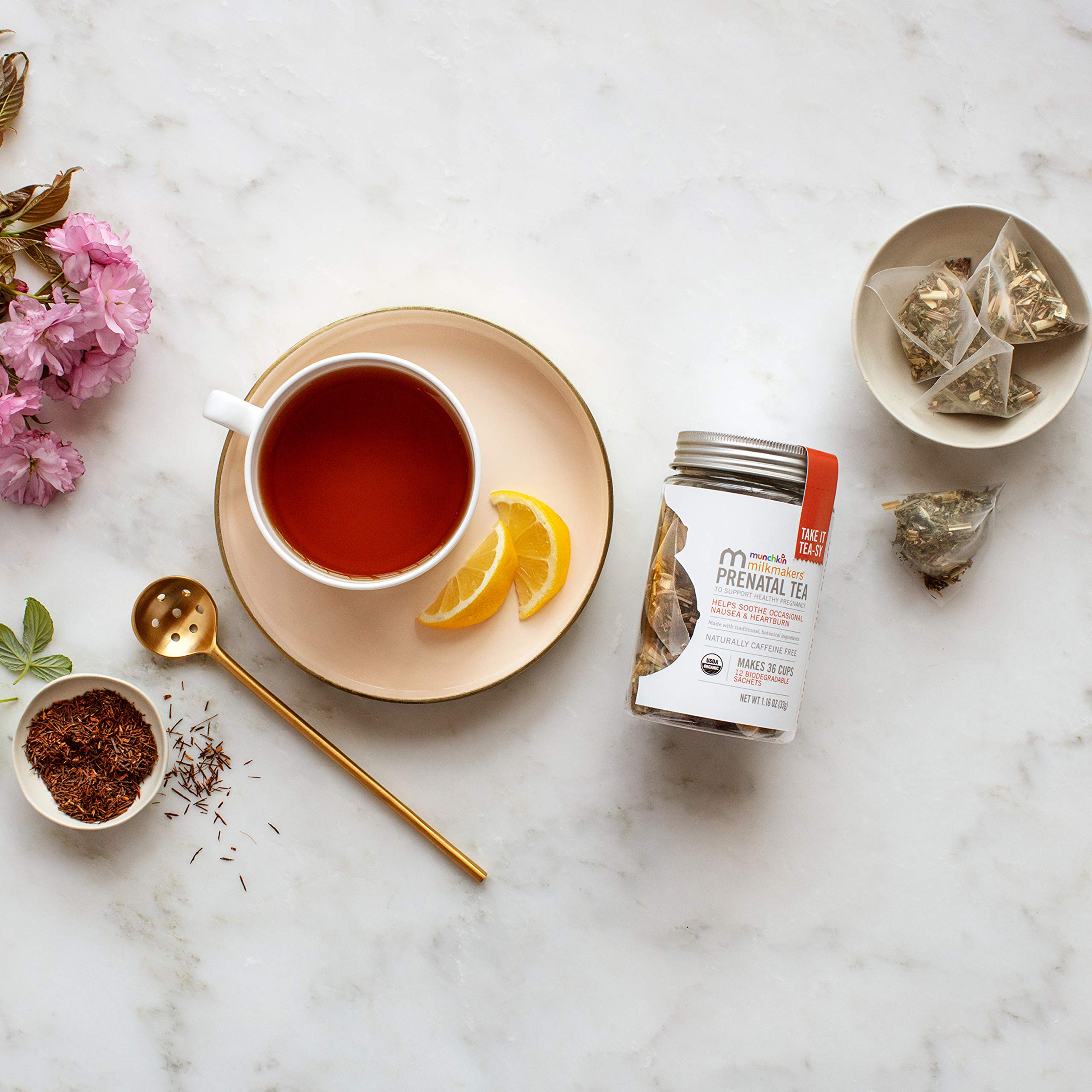 Munchkin Milkmakers Organic Prenatal Tea for Morning Sickness & Nausea