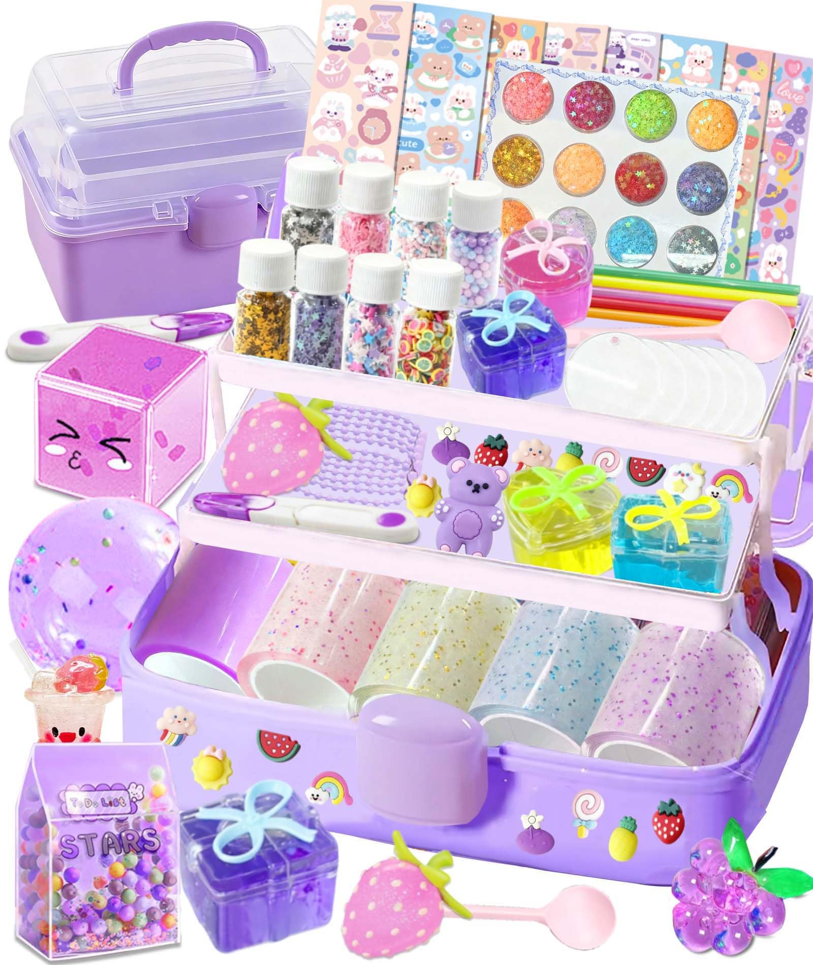 ZiZa Cute Nano Tape Bubble Kit for Kids with Box, Nano Tape Squishy Maker Kit, Nano Bubble Tape Kit, Nano Tape Bubbles