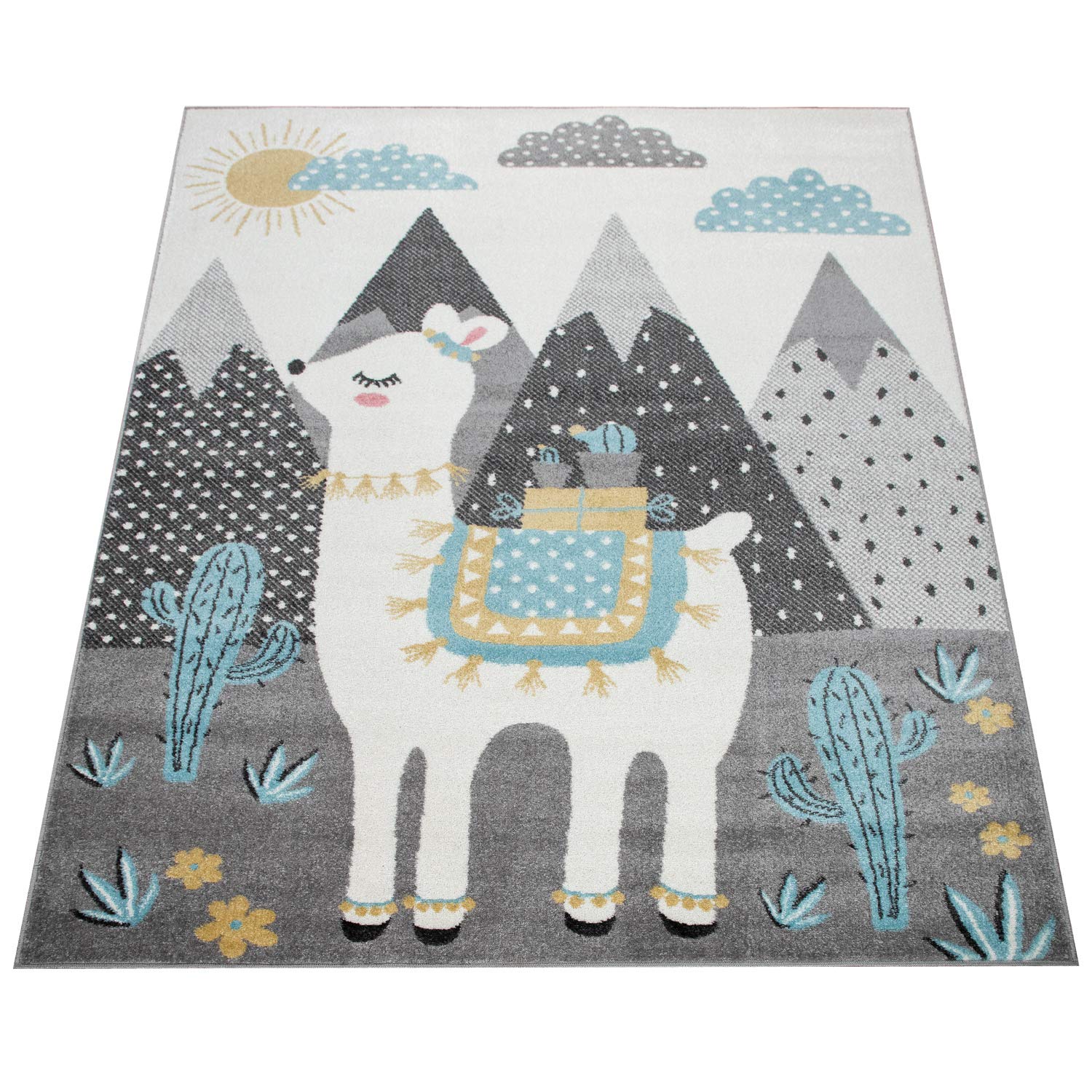 Paco Home Alfombra Infantil Habitación Infantil Niña Niño Varios Estampados Y Tamaños, tamaño:120x160 cm, Color:Multicolor