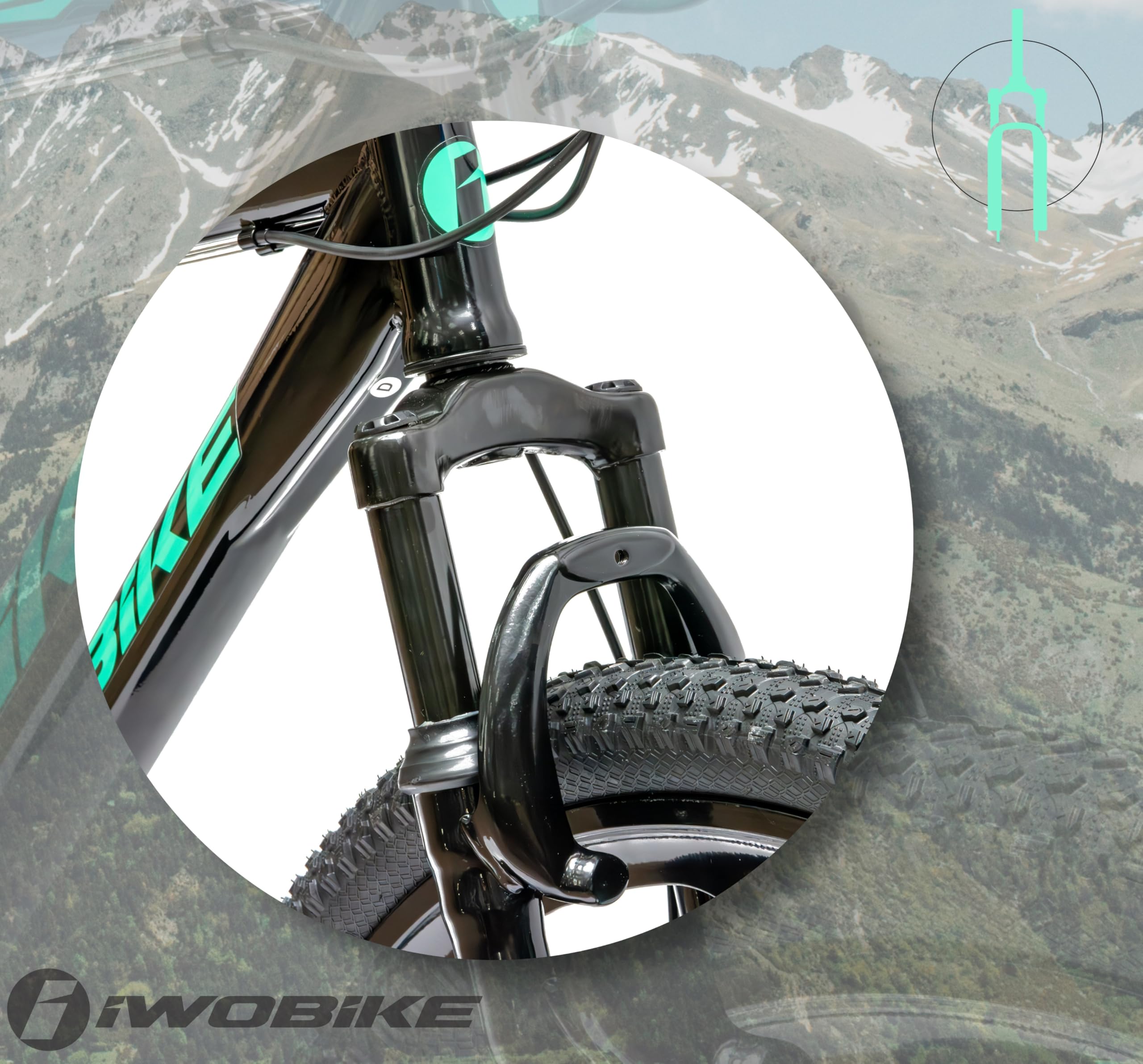 Rower Górski MTB, 29 Cali, Czarny, Męski, 21 Biegów | Rower Górski MTB, 29 Cali, Czarny, Męski, 21 Biegów, Rama Stalowa 20", Amortyzacja Przednia, Hamulce Tarczowe