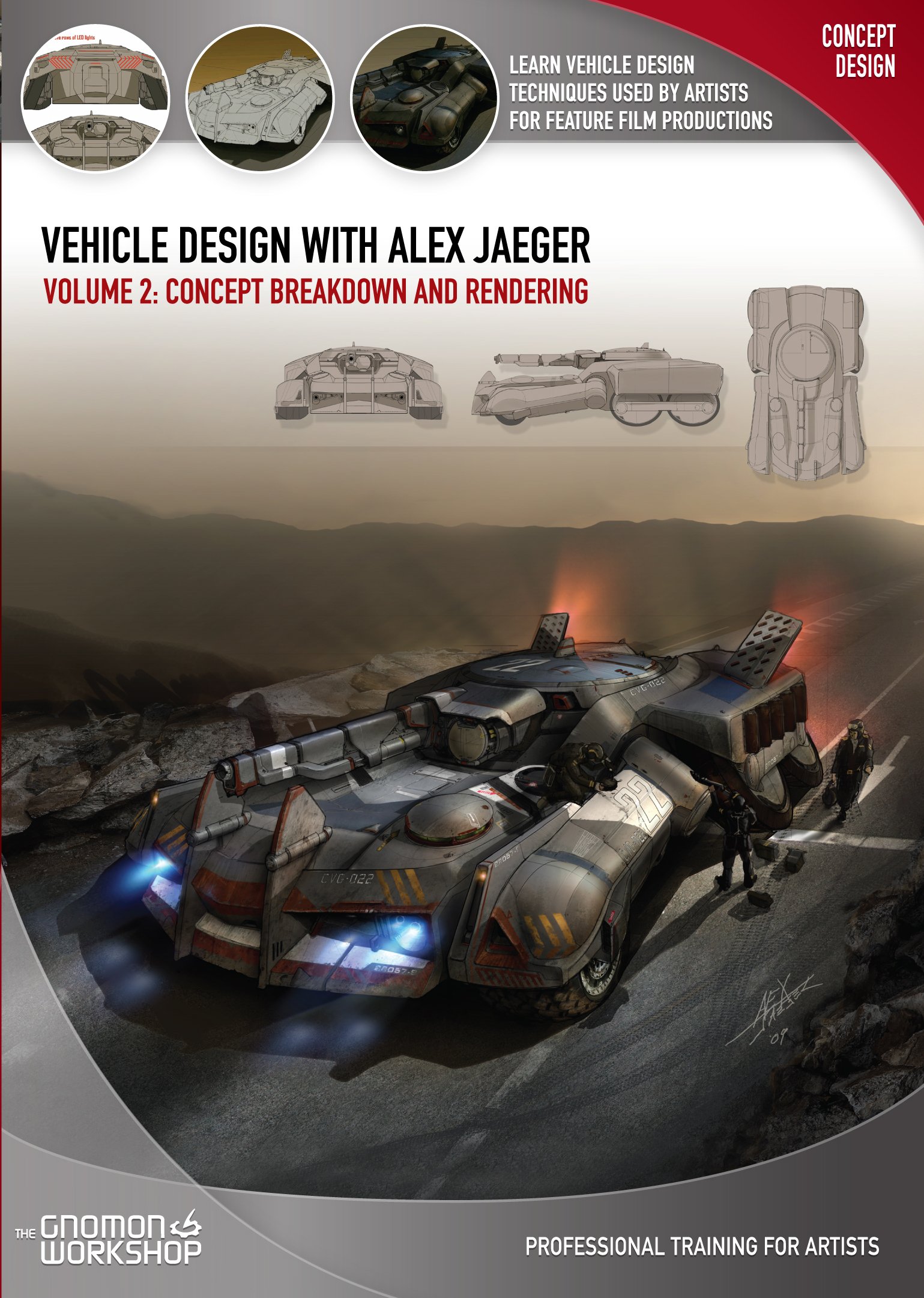 Vehicle Design with Alex Jaeger Volume 2: Concept Breakdown and Rendering