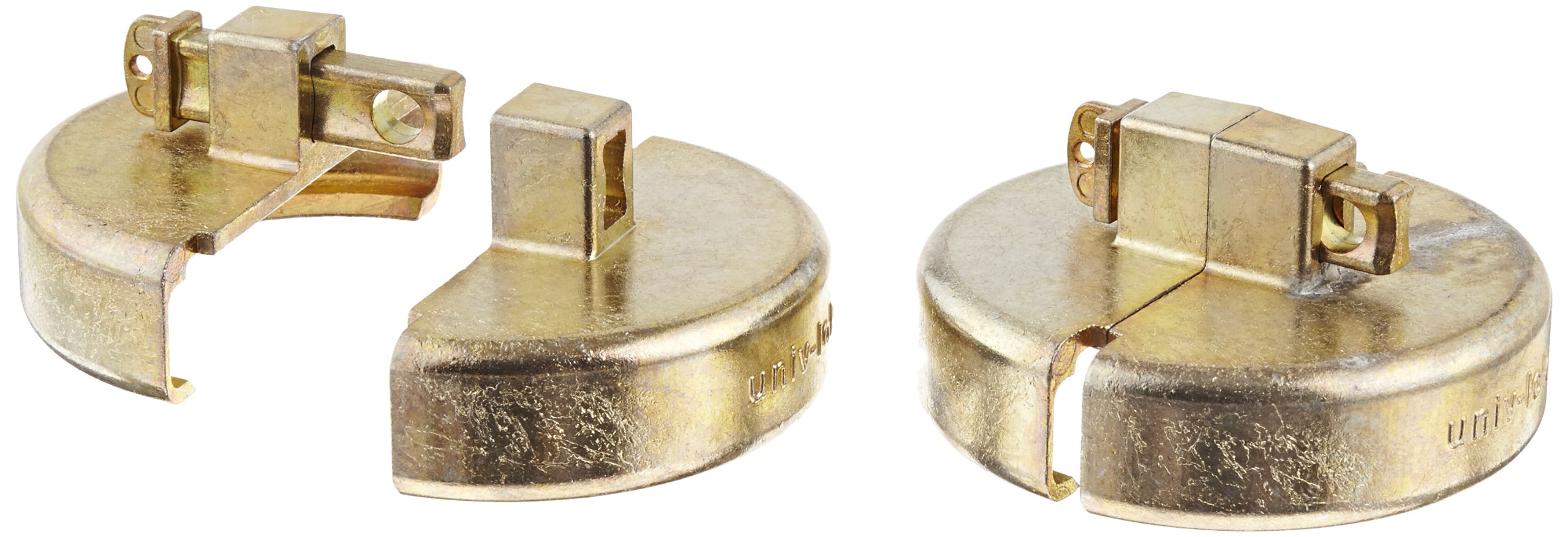 Photo 1 of Justrite Master Lock 08509 Zinc Drum Plug Locking Device - 55 gal Plastic Drum Compatibility - 697841-13220 [PRICE is per EACH]