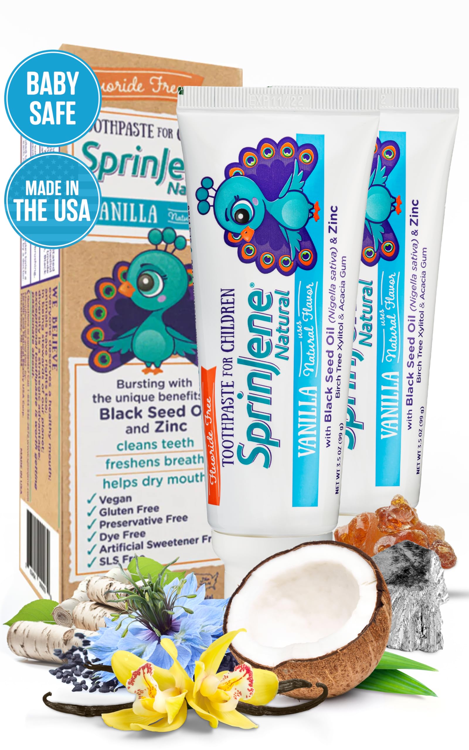 SprinJene Natural Children’s Toothpaste