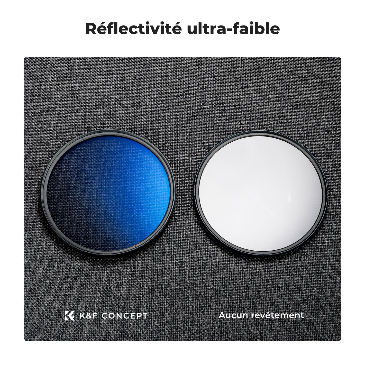 K&F CONCEPT 67mm Filtre Polarisant CPL avec Bouchon et Courroie pour Objectif Appareil Photo