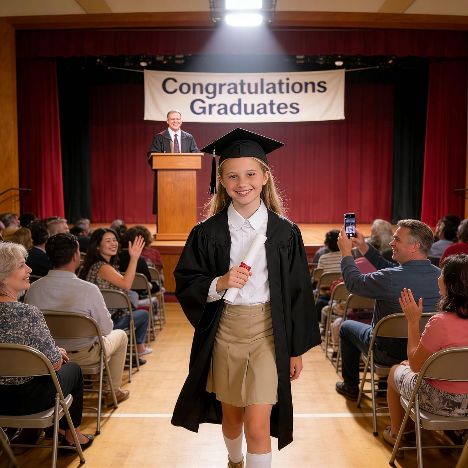 Bienzoe Girls Long Sleeve Shirt: Kids School Uniform Button Down Cotton Oxford Blouse Bowtie Pack - Image 5