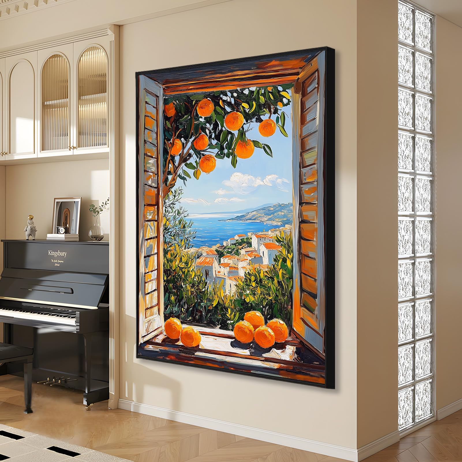 Amazon.com: Henri Matisse Open Window Canvas Prints, Orange Tree