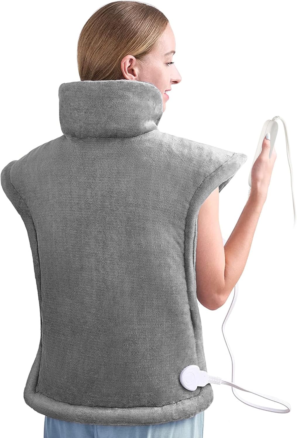 Heating Pad for Back Pain Relief, 24"x33" Weighted Heating Pad for Neck
